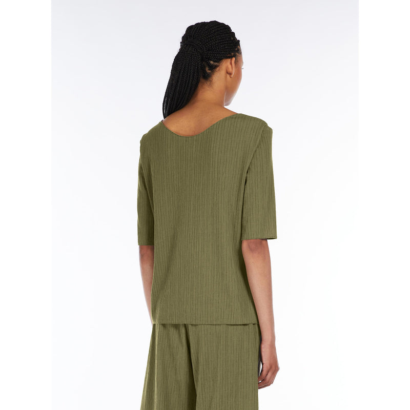 Top in jersey plissè MaxMara MM