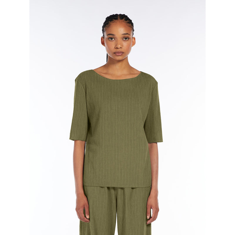 Top in jersey plissè MaxMara MM