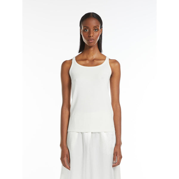 Canotta a costine di cotone MaxMara MM