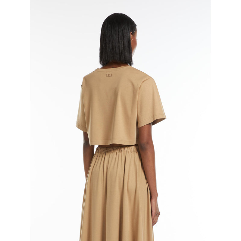 T-shirt cropped in jersey MaxMara MM