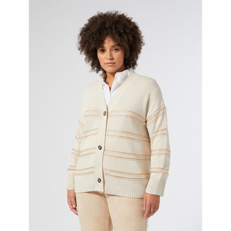 Cardigan in lana e viscosa - AVENA PERSONA BY MARINA RINALDI