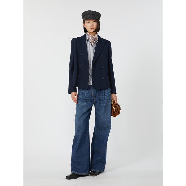 Blazer doppiopetto in gabardina di cotone WEEKEND MAXMARA