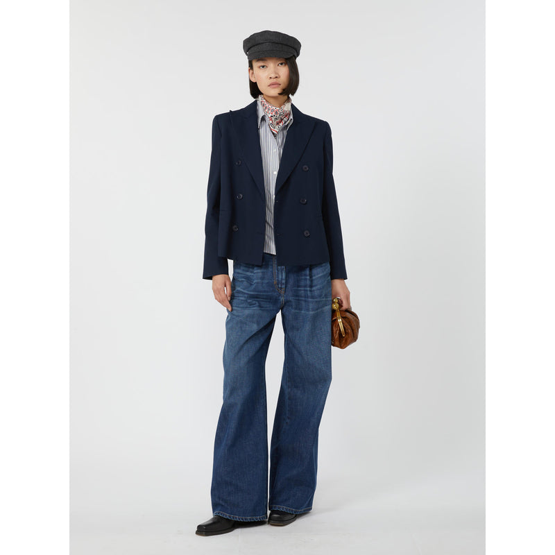 Blazer doppiopetto in gabardina di cotone WEEKEND MAXMARA