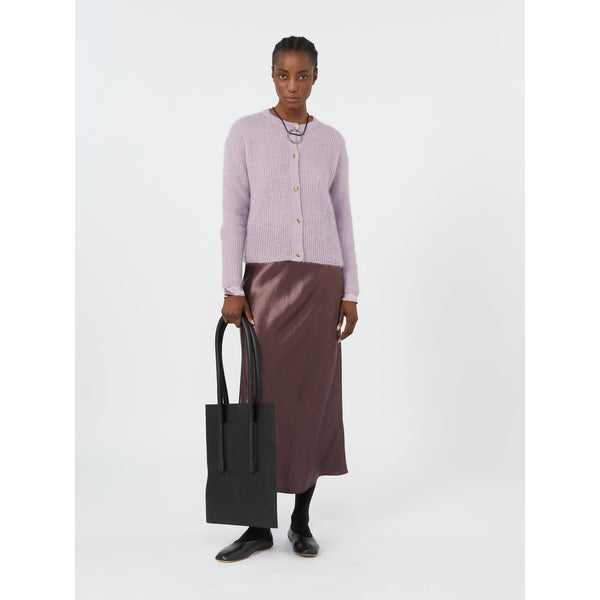 Gonna in raso - BORGOGNA MAXMARA MM