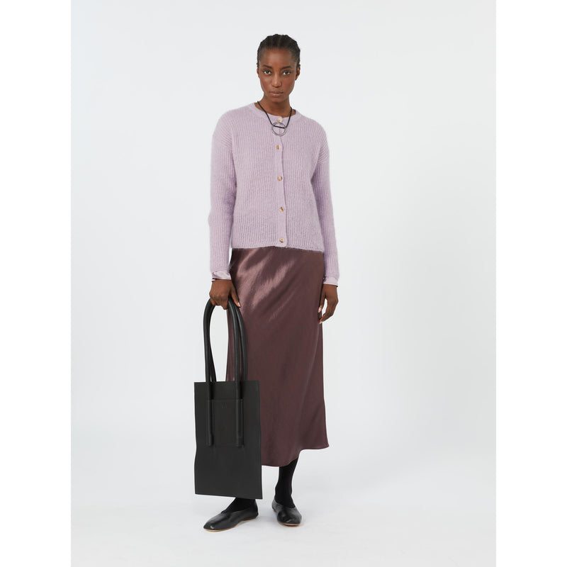 Gonna in raso - BORGOGNA MAXMARA MM