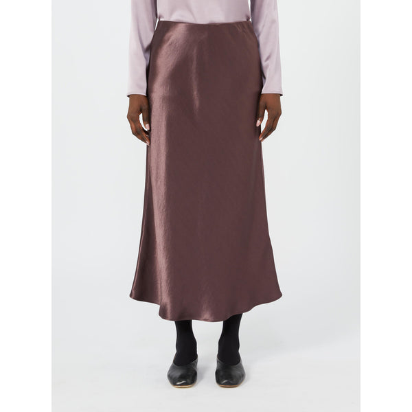 Gonna in raso - BORGOGNA MAXMARA MM