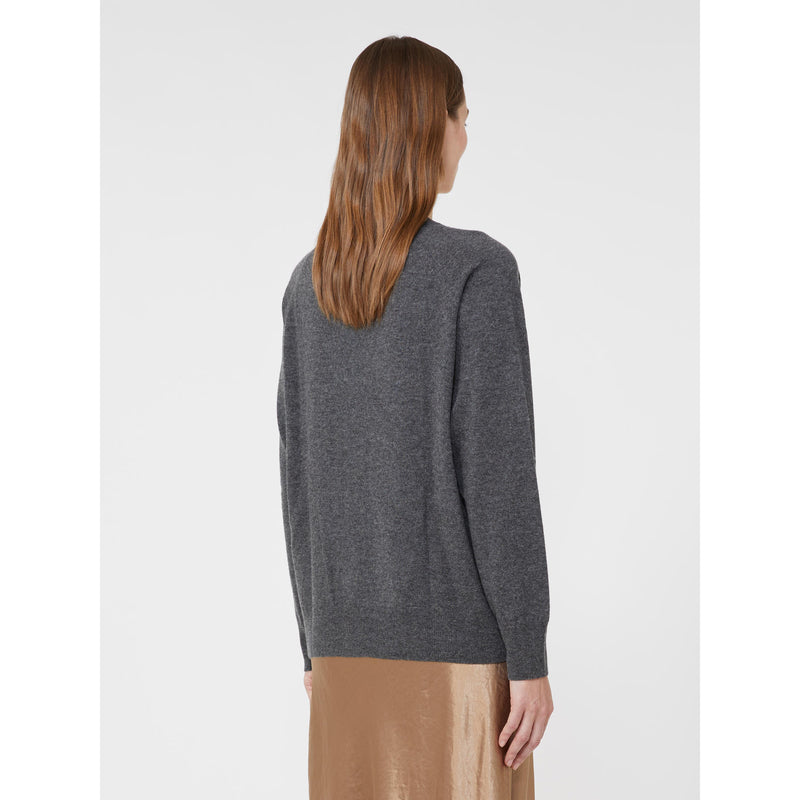 Cardigan in lana e cachemire - GRIGIO SCURO MAXMARA MM