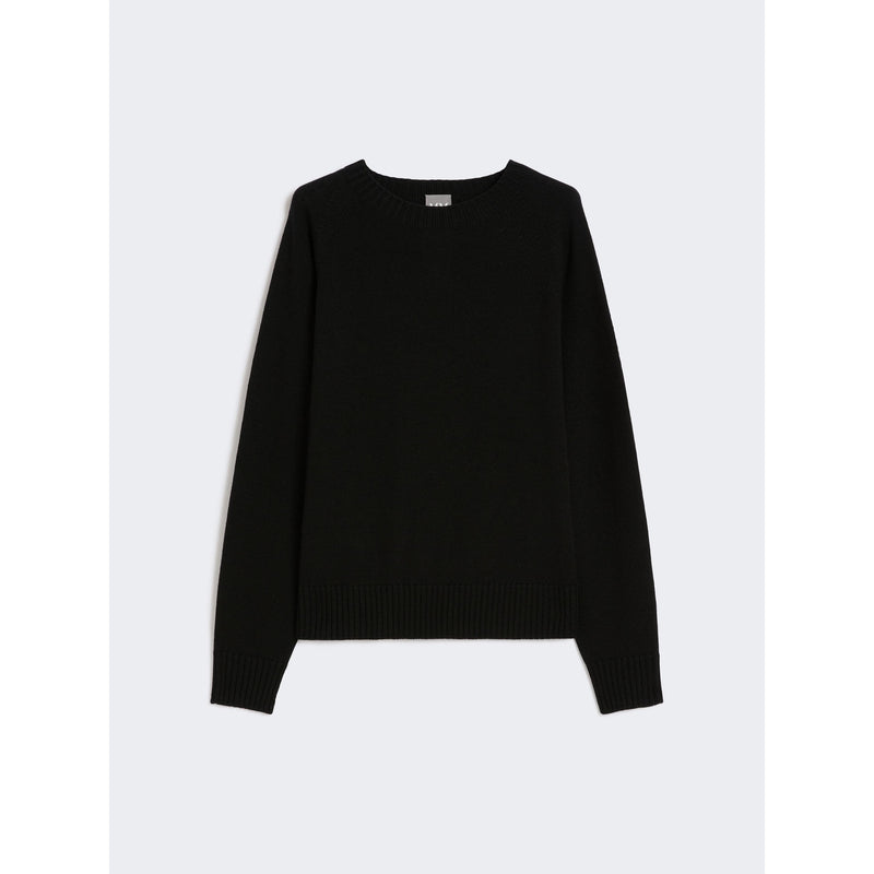 Maglia  dal volume morbido in pura lana - NERO MAXMARA MM