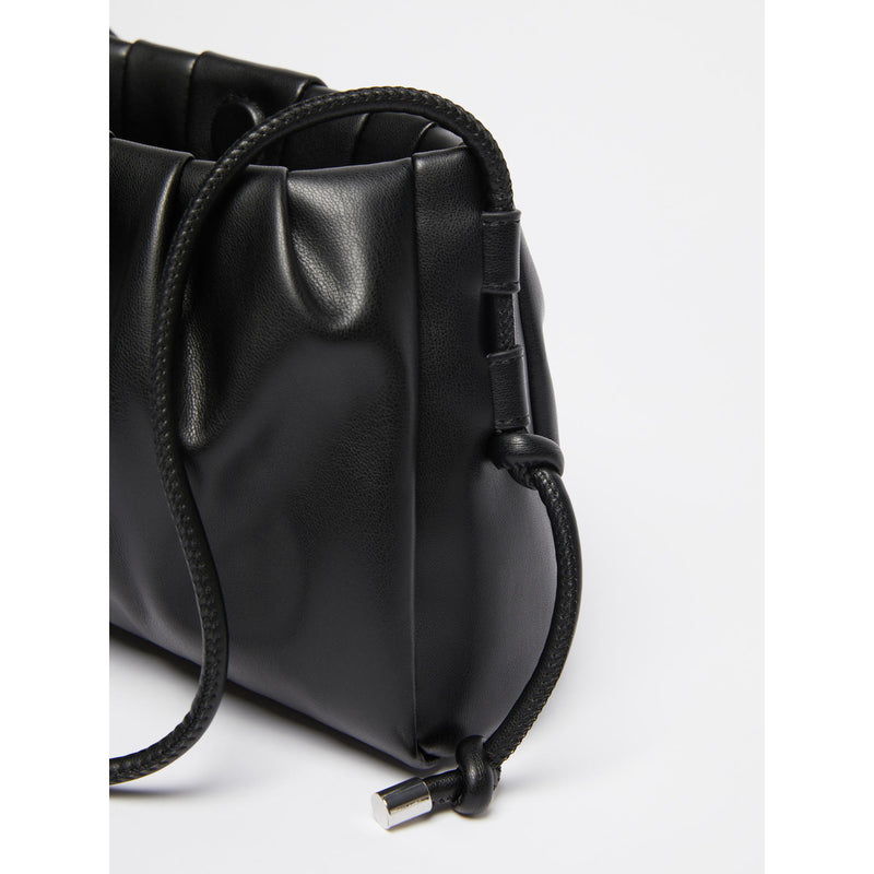 Borsa a spalla in tessuto tecnico effetto pelle MAXMARA MM