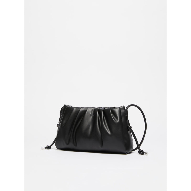 Borsa a spalla in tessuto tecnico effetto pelle MAXMARA MM