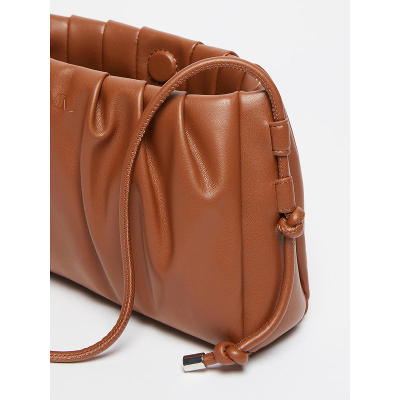Borsa a spalla in tessuto tecnico effetto pelle MAXMARA MM