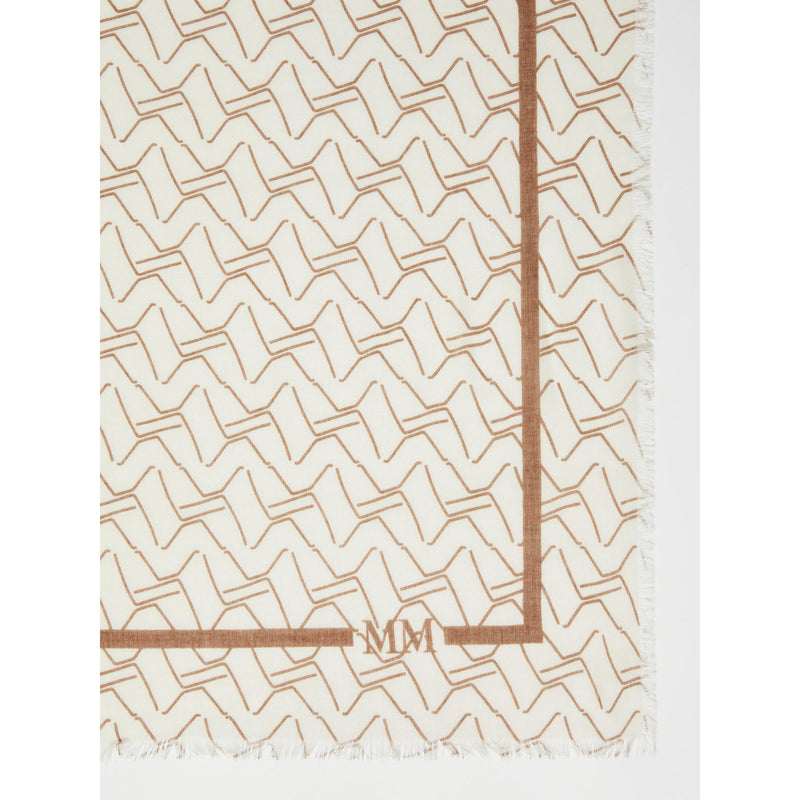 Foulard in garza di lana e modal - CAMMELLO MAXMARA MM