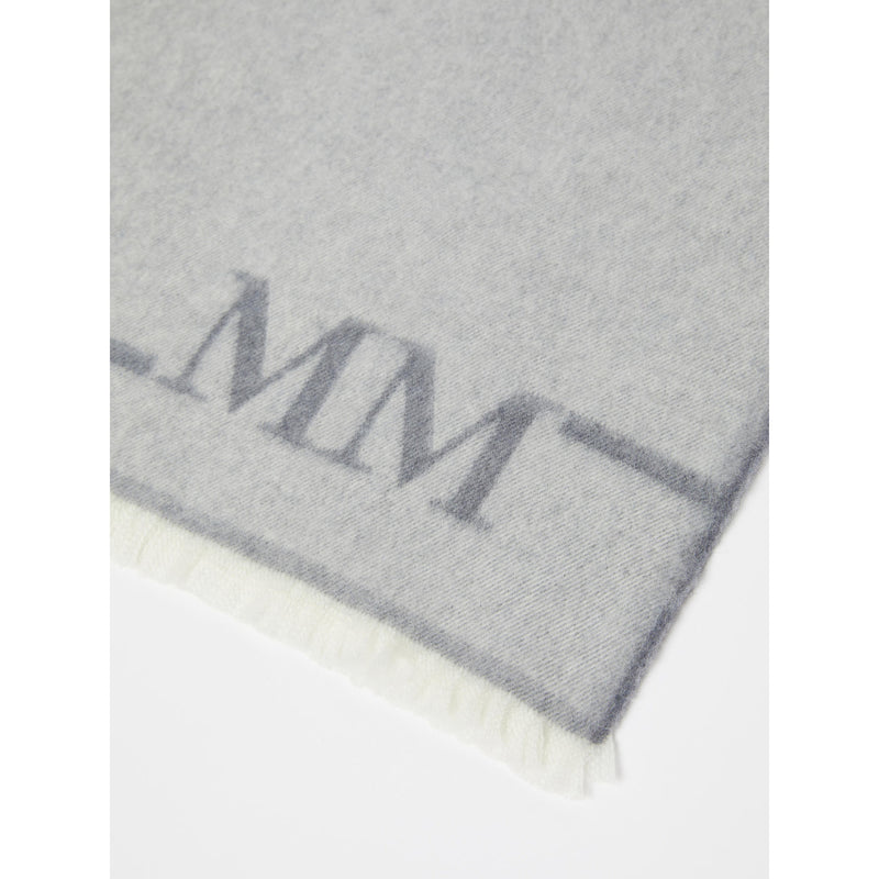 Stola in filato garzato di pura lana - GRIGIO CHIARO MAXMARA MM