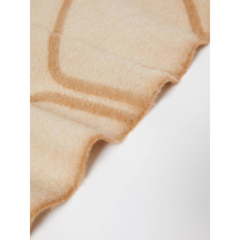 Stola in filato garzato di pura lana - CAMMELLO MAXMARA MM