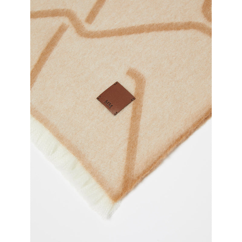 Stola in filato garzato di pura lana - CAMMELLO MAXMARA MM