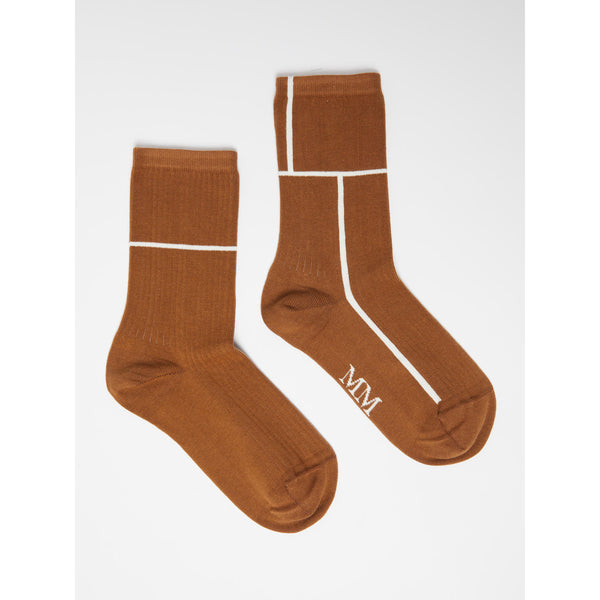 Calzini longuette a coste in cotone MAXMARA MM