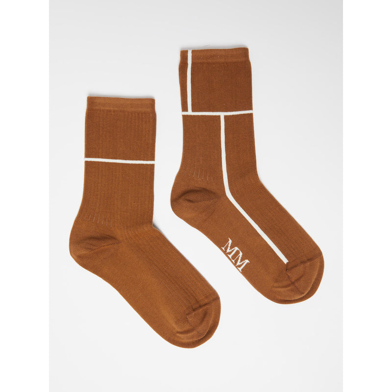 Calzini longuette a coste in cotone MAXMARA MM