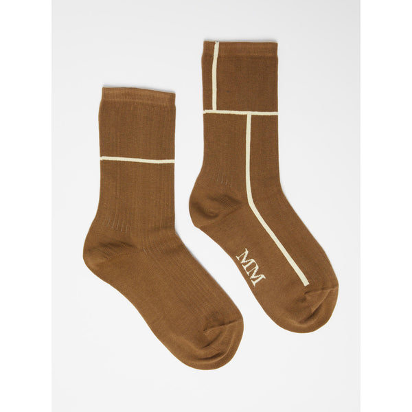 Calzini longuette a coste in cotone MAXMARA MM
