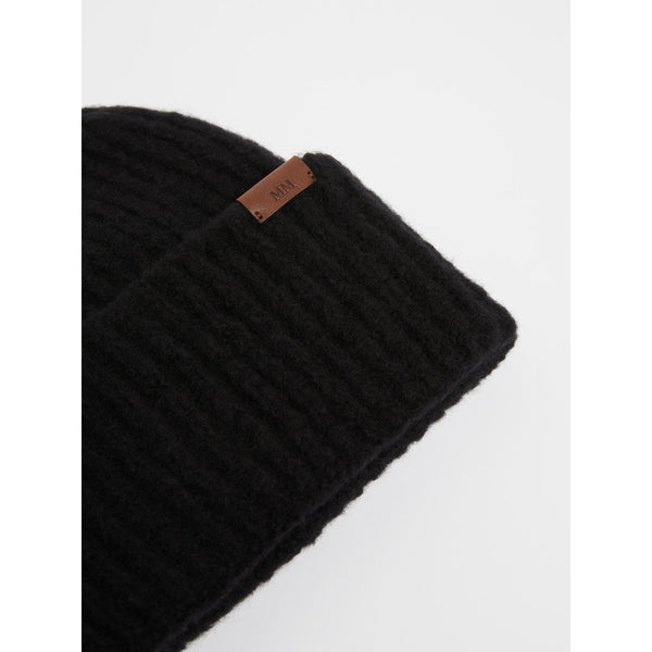 Berretto in filato di mista lana cardata - NERO MAXMARA MM