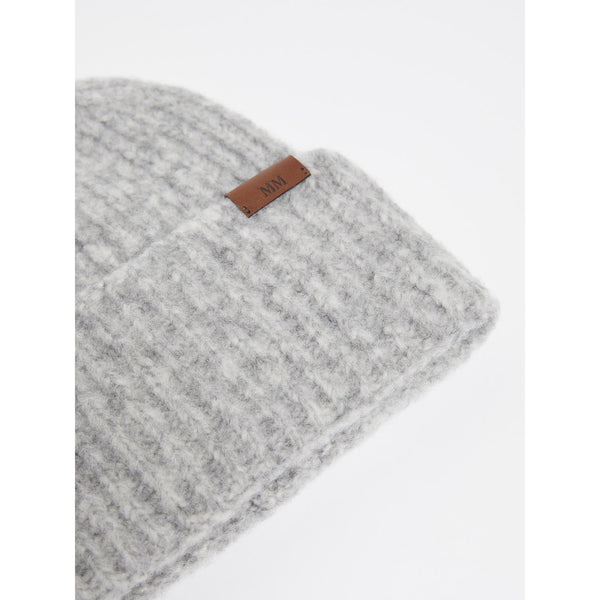 Berretto in filato di mista lana cardata - GRIGIO CHIARO MAXMARA MM