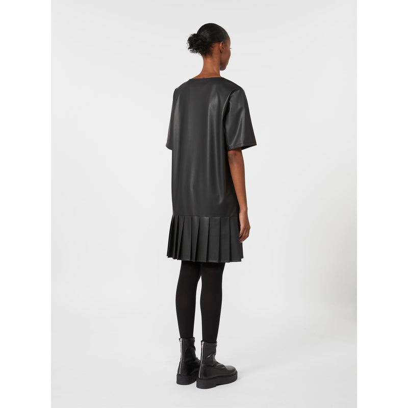 Abito in jersey spalmato - NERO MAXMARA MM