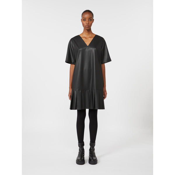 Abito in jersey spalmato - NERO MAXMARA MM