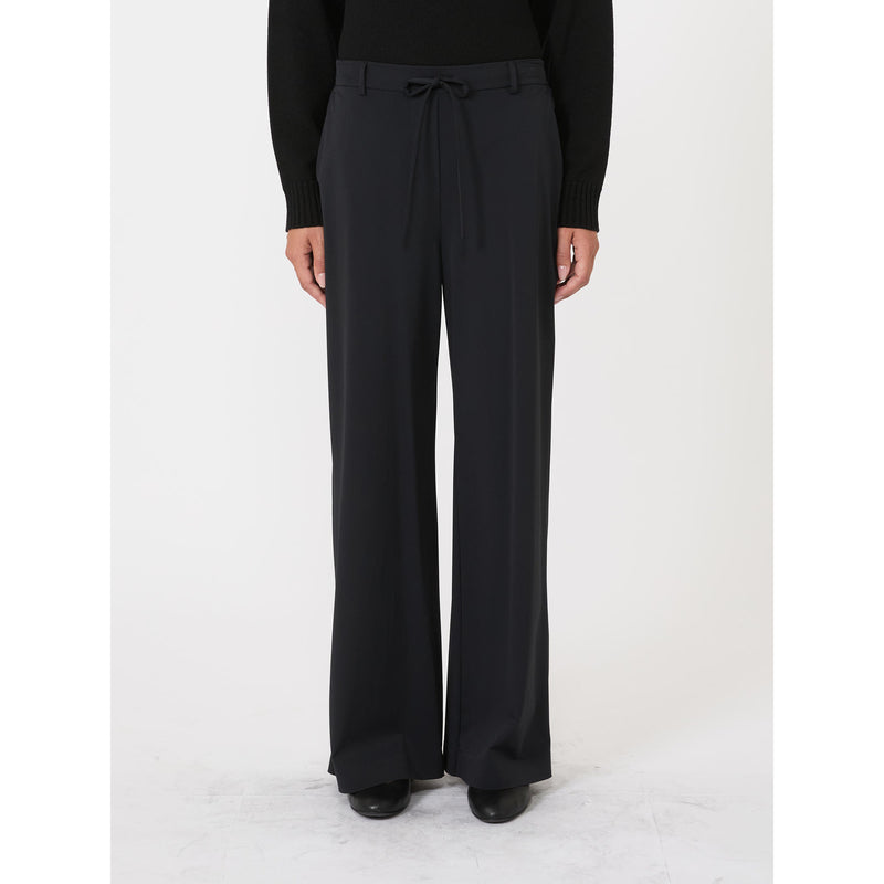 Pantaloni in jersey dalla linea dritta - NERO MAXMARA MM