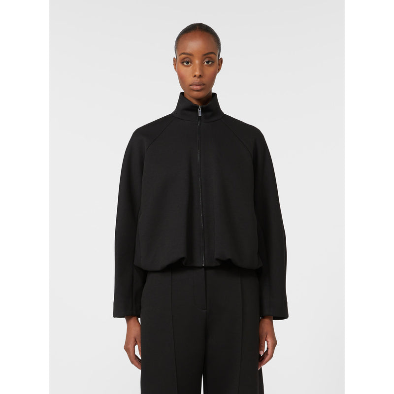 Felpa crop over - NERO MAXMARA MM