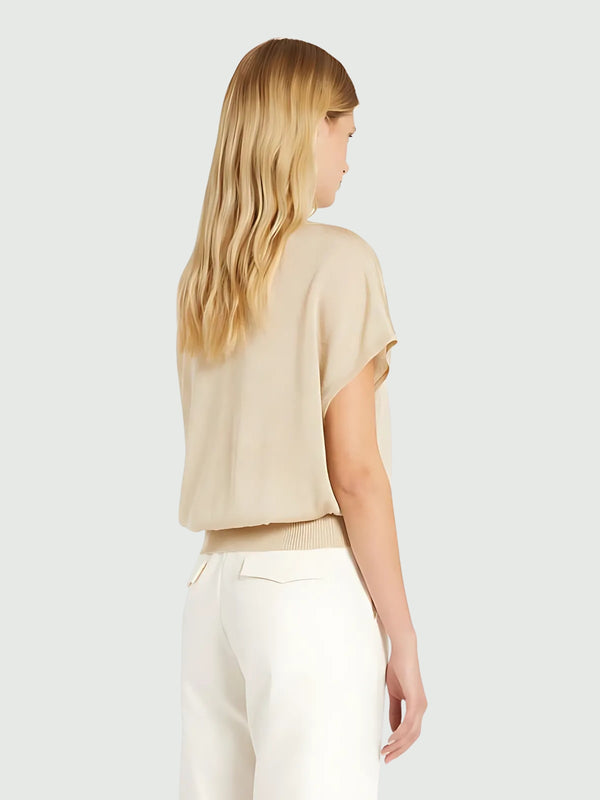 Blusa in viscosa e lurex - BURRO MARELLA