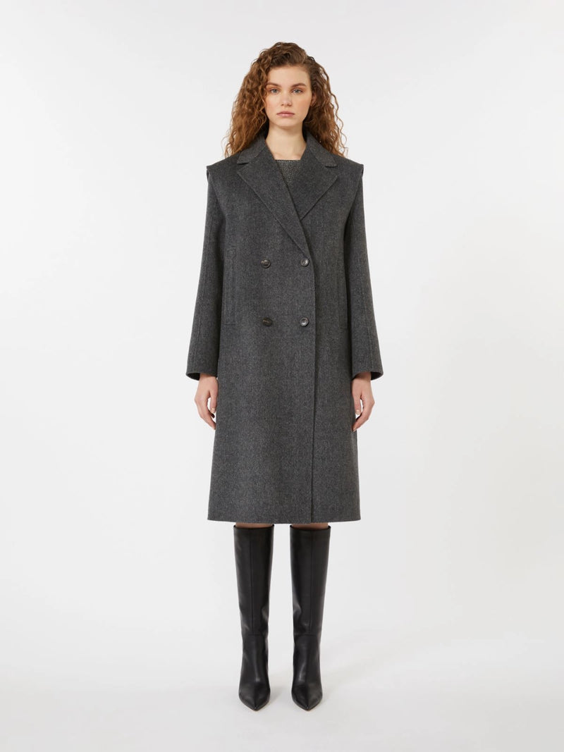 Cappotto 2-in-1 in drap di lana - ANTRACITE WEEKEND MAXMARA