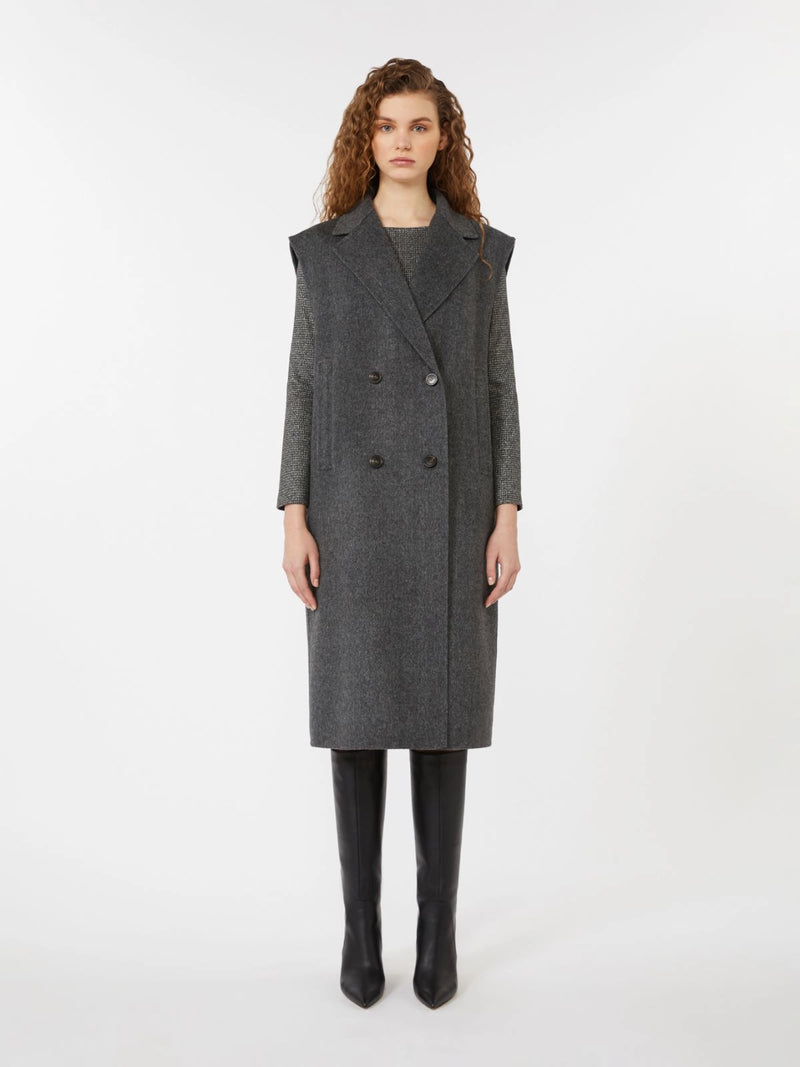 Cappotto 2-in-1 in drap di lana - ANTRACITE WEEKEND MAXMARA