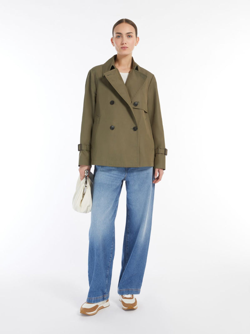 Trench corto in gabardina antigoccia WEEKEND MAXMARA