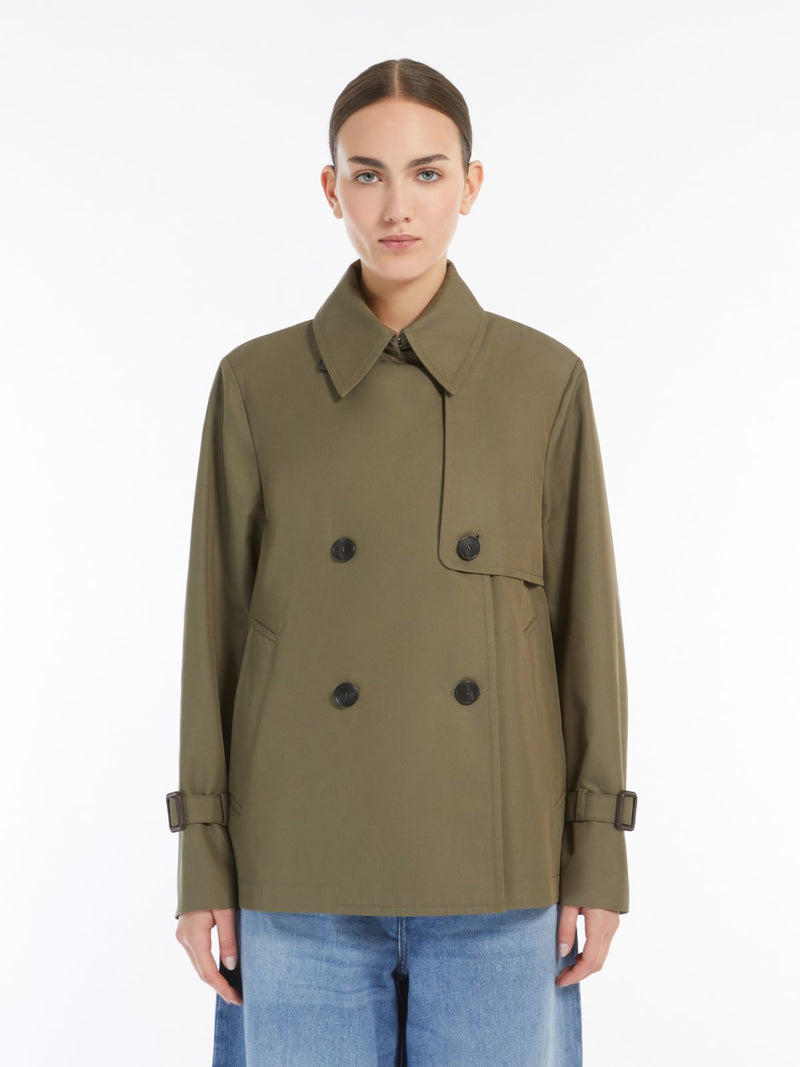 Trench corto in gabardina antigoccia WEEKEND MAXMARA