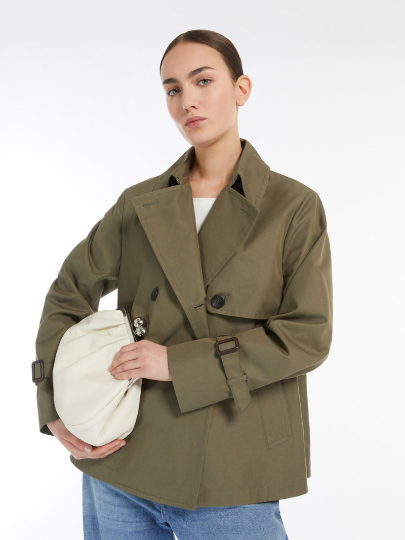 Trench corto in gabardina antigoccia WEEKEND MAXMARA