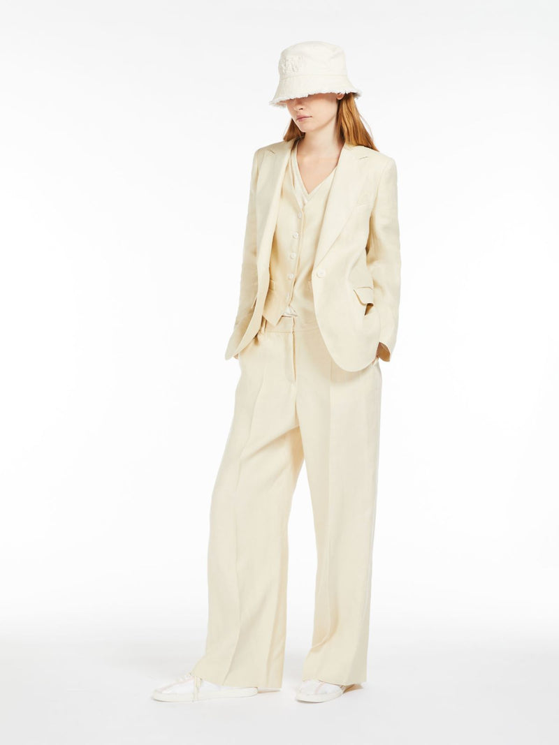 BLAZER MONOPETTO IN LINO weekend maxmara
