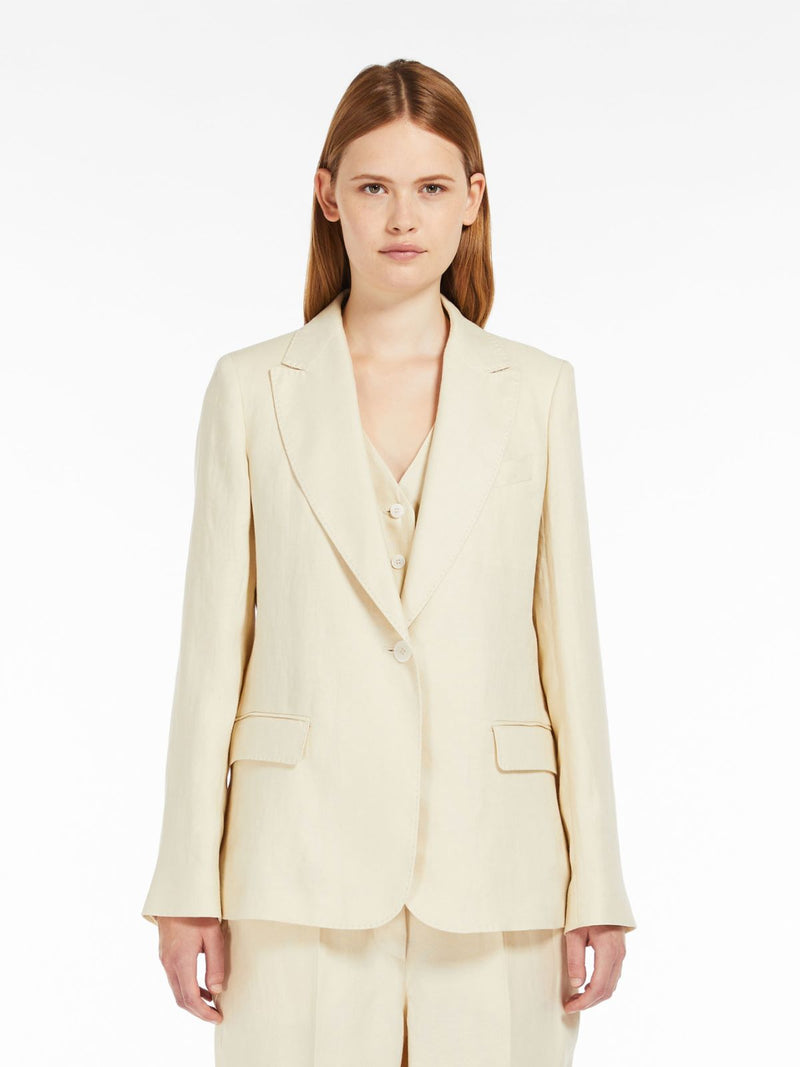 BLAZER MONOPETTO IN LINO weekend maxmara