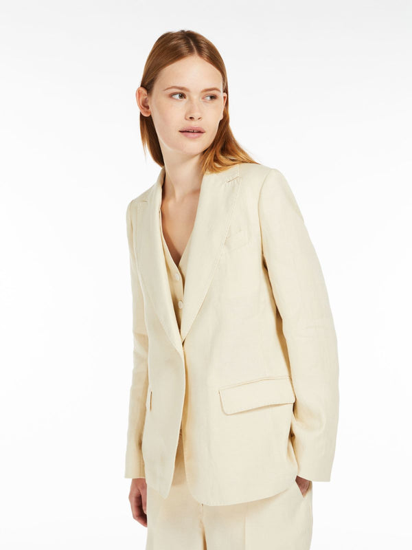BLAZER MONOPETTO IN LINO weekend maxmara