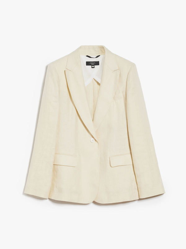 BLAZER MONOPETTO IN LINO weekend maxmara