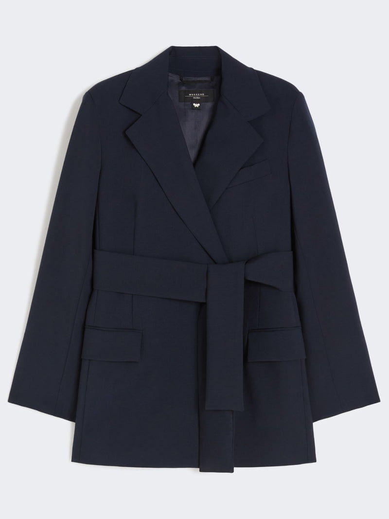 Giacca in lana con cintura WEEKEND MAXMARA