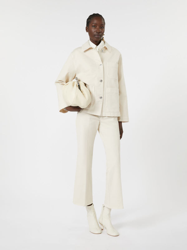 Giacca dritta in bull di cotone WEEKEND MAXMARA