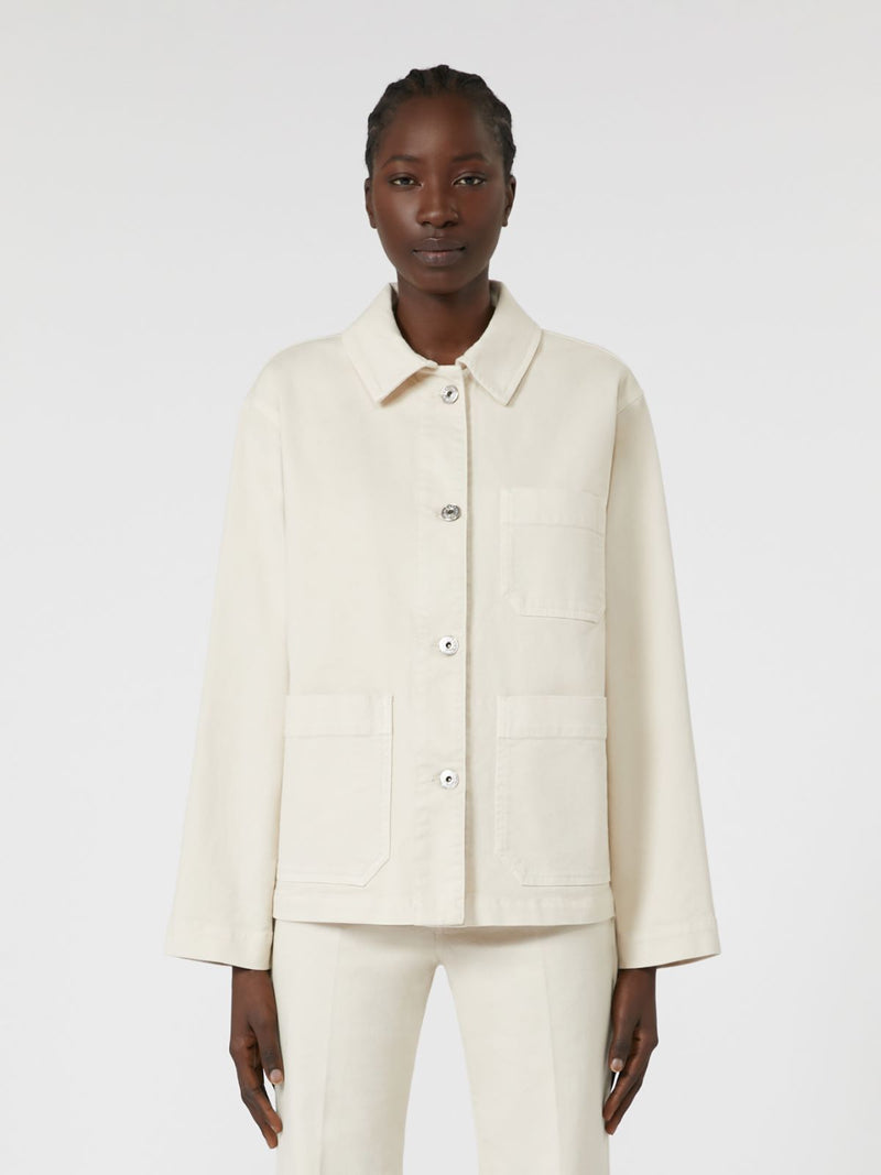 Giacca dritta in bull di cotone WEEKEND MAXMARA