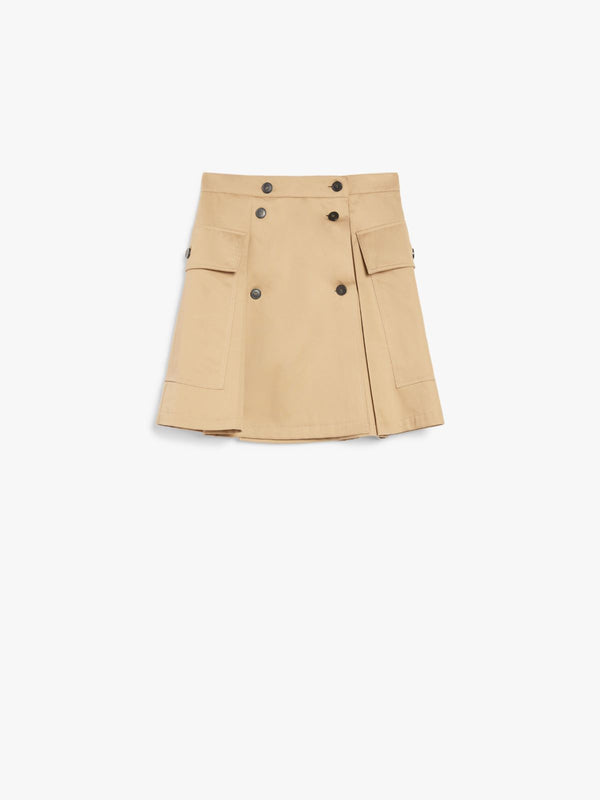 Gonna corta in gabardina di cotone WEEKEND MAXMARA