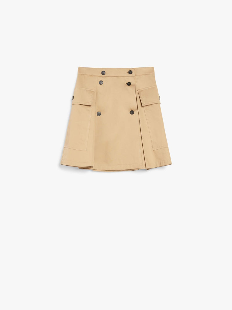 Gonna corta in gabardina di cotone WEEKEND MAXMARA