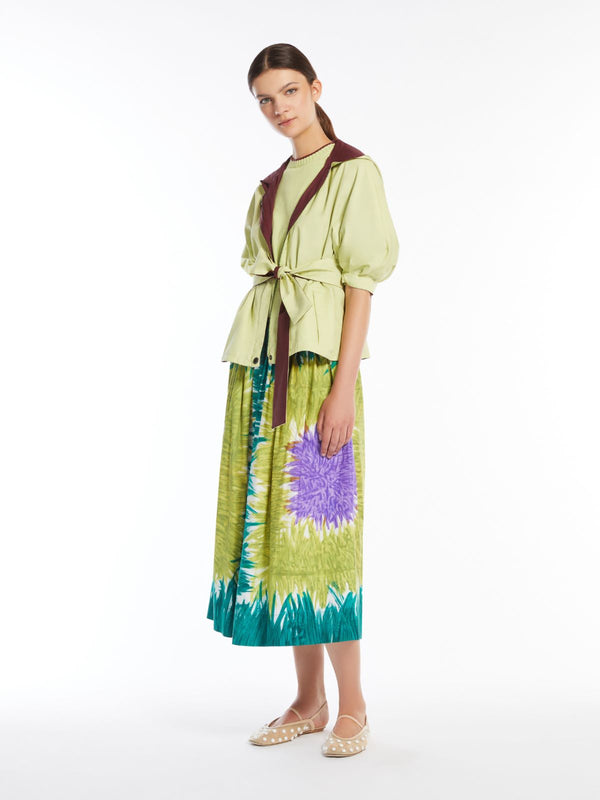 Gonna in popeline stampato WEEKEND MAXMARA