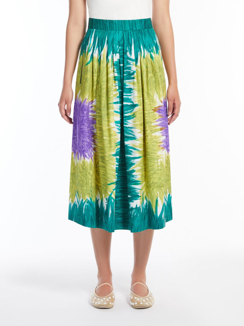 Gonna in popeline stampato WEEKEND MAXMARA