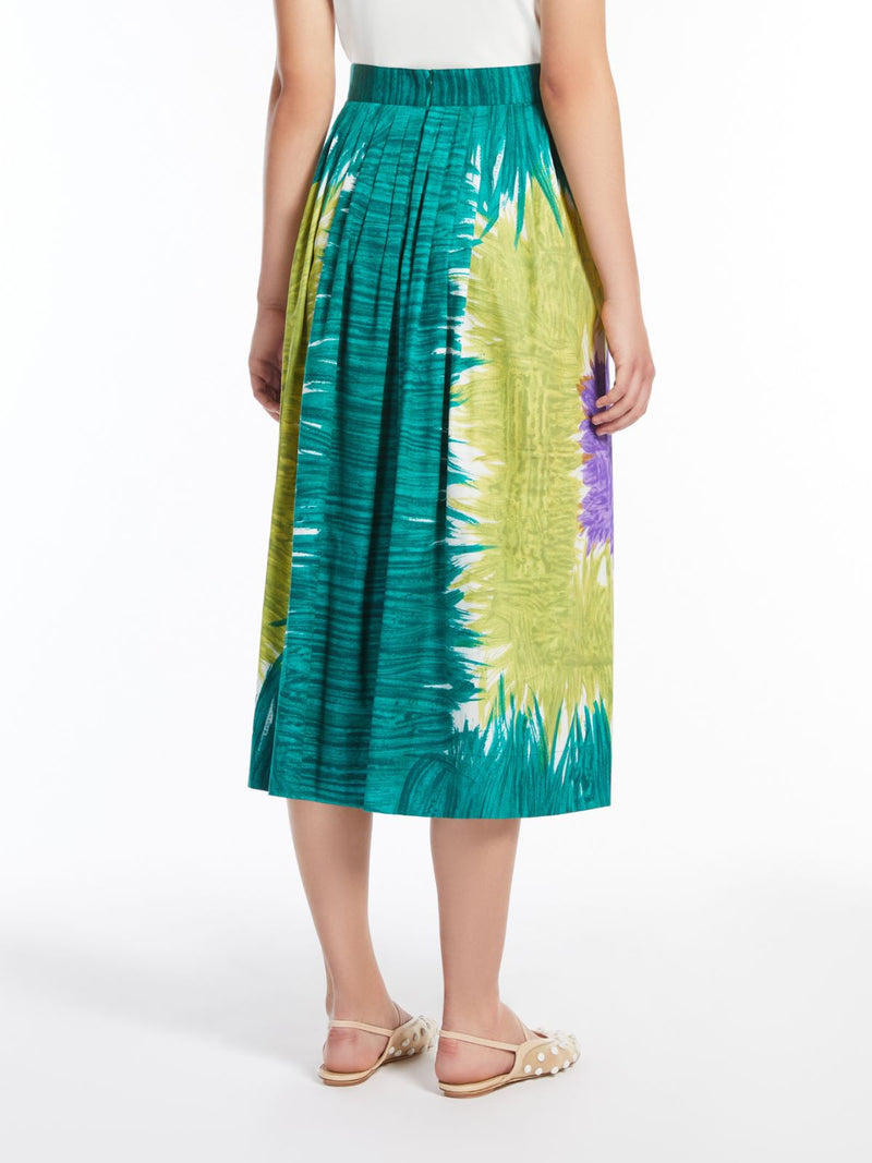 Gonna in popeline stampato WEEKEND MAXMARA