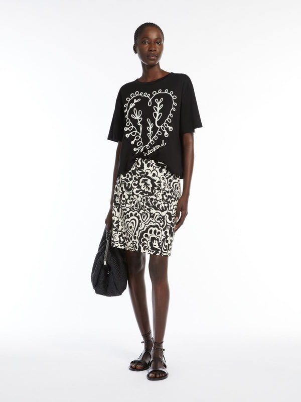 Gonna corta in cotone stampato WEEKEND MAXMARA