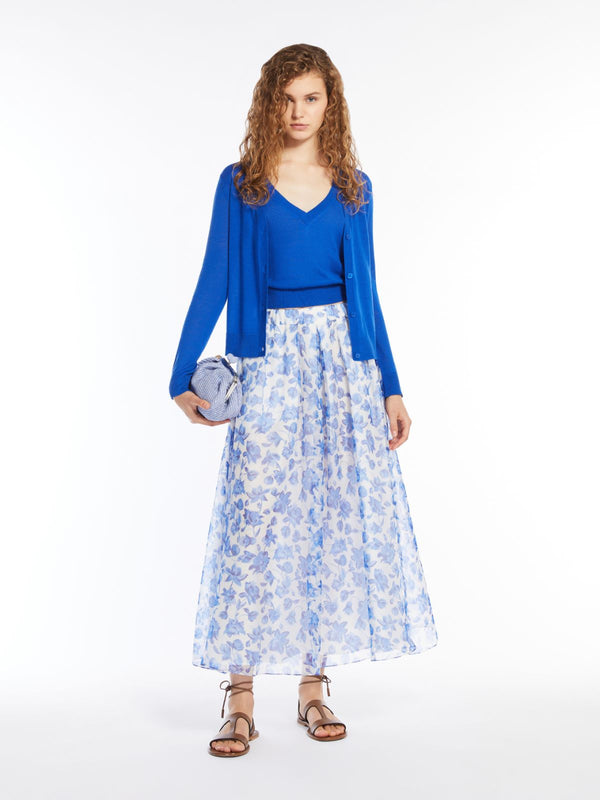 Gonna svasata in organza di seta WEEKEND MAXMARA