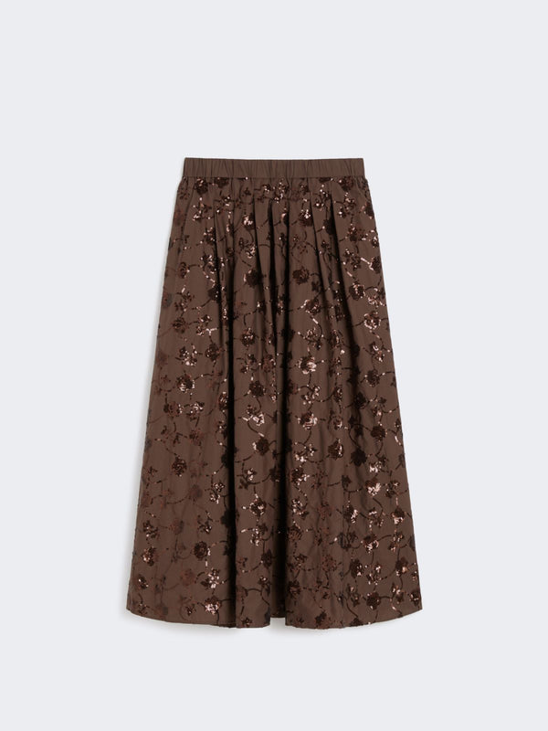 Gonna in cotone con paillette WEEKEND MAXMARA