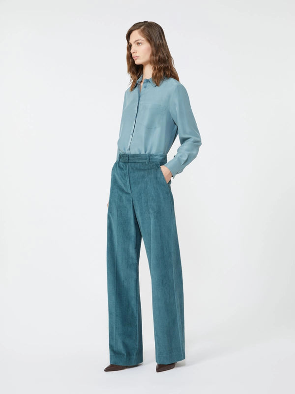 Camicia in seta lavata - AZZURRO WEEKEND MAXMARA